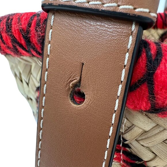 LOEWE Red Leather Shoulder Bag - Picture 11 of 13